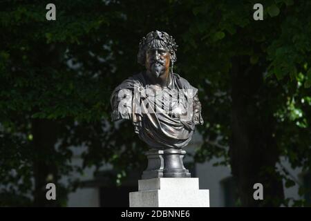 Monumento KÃ¶nig Christian IV. Foto Stock