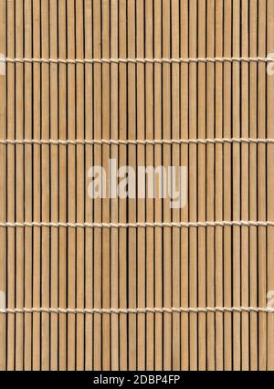 Asian chiaro bambù mat texture sfondo Foto Stock