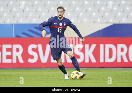 Adrien Rabiot (fra) durante la partita di calcio della UEFA Nations League tra Francia e Svezia il 17 novembre 2020 allo Stade de France a Saint-Denis, Francia - Foto Stephane Allaman / DPPI / LM Foto Stock