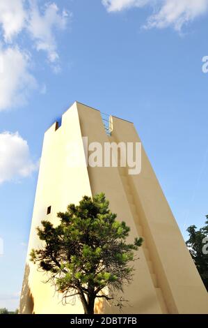 Torre di osservazione nell'Expo-Park di Hannover Foto Stock