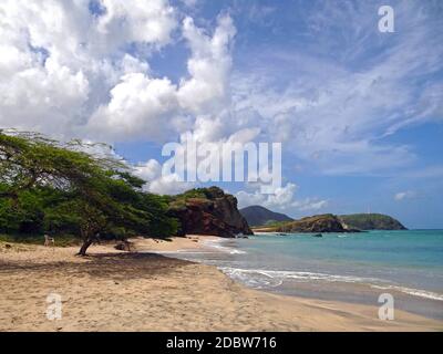 Spiaggia da sogno sull'Isla de Margarita, Venezuela Foto Stock