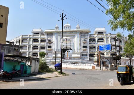 Porta d'ingresso-6, Takhat Sachkhand Shri Hazur Abchalnagar Sahib, Gurudwara principale di Nandered e uno dei cinque alti posti di autorità dei Sikh. MAh Foto Stock