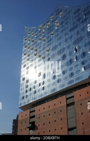 Elbphilharmonie di Amburgo Foto Stock