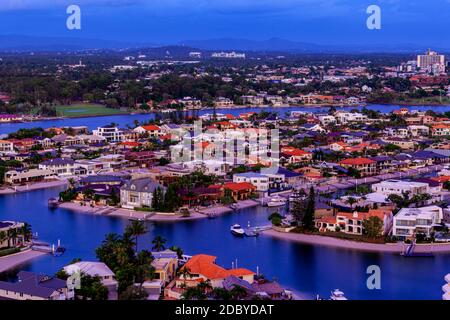 Gold Coast a Surfers Paradise Australia Foto Stock
