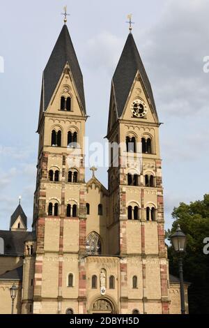 Basilica di San Castore a coblenza, Germania Foto Stock