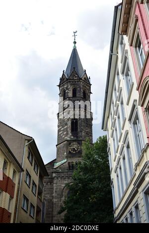 La Sophienkirche sul bordo occidentale del quartiere Luisen a Wuppertal, Germania Foto Stock