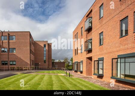 Burgess House all'Ardingley College Foto Stock
