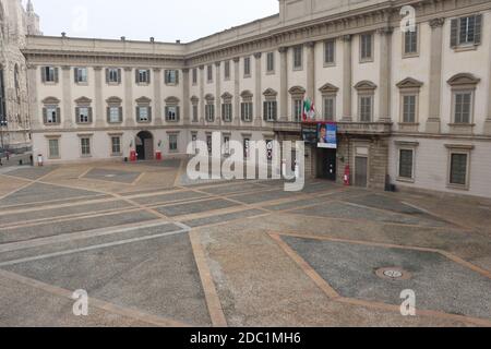 Musei chiusi a Milano, Italia Foto Stock