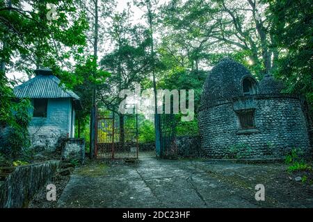 Ashram, Beatles, Rishikesh, Uttarakhand, India Foto Stock