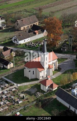 Chiesa Parrocchiale di San Rocco in Kratecko, Croazia Foto Stock