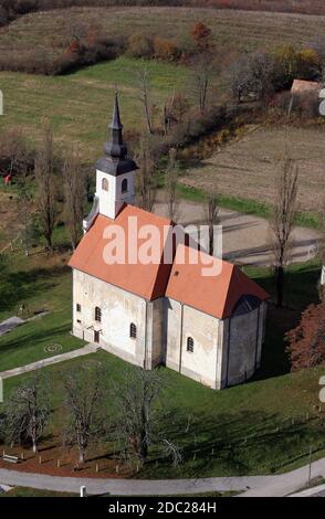 Chiesa Parrocchiale di Santa Marta in Sisinec, Croazia Foto Stock