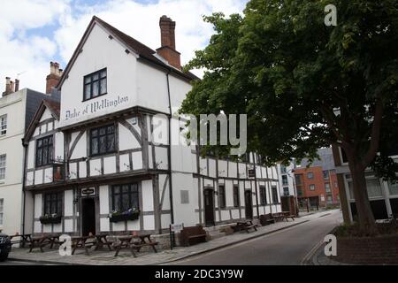 Il Duke of Wellington Pub di Southampton, Hampshire, nel Regno Unito, ha preso il 10 luglio 2020 Foto Stock