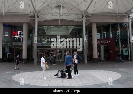 Il centro commerciale Westquay a Southampton, Hampshire, nel Regno Unito, è stato adottato il 10 luglio 2020 Foto Stock