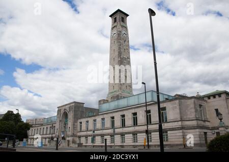 Il Seacity Museum di Southampton al Civic Center di Hampshire nel Regno Unito, preso il 10 luglio 2020 Foto Stock