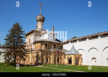 Cremlino di Rostov, Chiesa di Hodegetria. Rostov Veliky, Regione di Yaroslavl, anello d'Oro della Russia Foto Stock