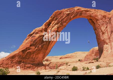 Arco di corona nei pressi di Moab Foto Stock