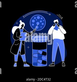 Illustrazione vettoriale del concetto astratto dell'influenza stagionale. Illustrazione Vettoriale