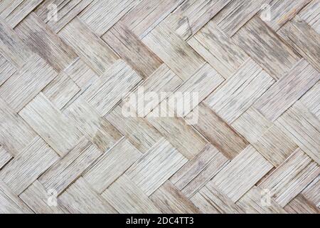 Modello e design di artigianato di bambù in stile thailandese Foto Stock