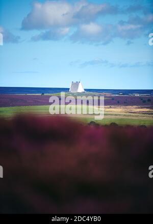 Vista sulle North York Moors fino a RAF Fylingdales Foto Stock