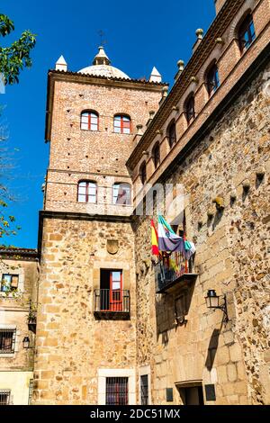 Palazzo Toledo-Moctezuma a Caceres, Spagna Foto Stock