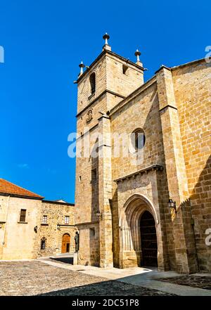 Co-Cattedrale di Caceres in Spagna Foto Stock