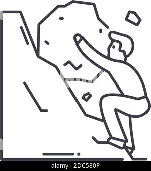 Icona di lavoro inutile, illustrazione isolata lineare, vettore di linea sottile, segno di disegno di fotoricettore, simbolo di concetto di contorno con tratto modificabile su sfondo bianco. Illustrazione Vettoriale