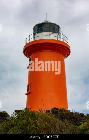 L'iconico faro rosso di Cape Banks si trova a Carpenters Rocks Australia del Sud il 9 novembre 2020 Foto Stock