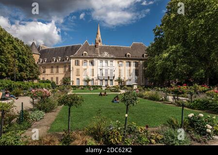 Jardin de Ville City Park a Grenoble Foto Stock