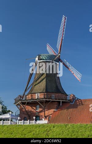 Geografia / viaggio, Germania, bassa Sassonia, mulino per smock Aurora o Borsteler Mill, Borstel, diritti aggiuntivi-clearance-Info-non-disponibile Foto Stock