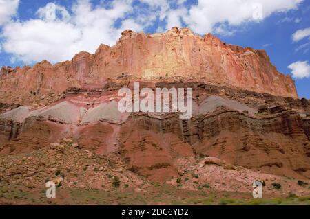 Panorama di Capitol Reef Foto Stock