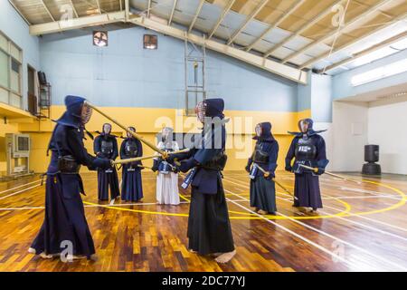 Professionisti DEL CLUB IGA Kendo a Quezon City, Metro Manila, Filippine Foto Stock