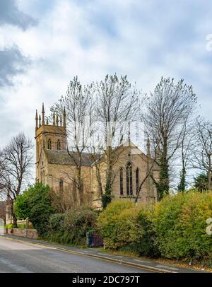 La Chiesa di San Giovanni Evangelista, Spitalgate, Grantham, Lincolnshire, Regno Unito Foto Stock