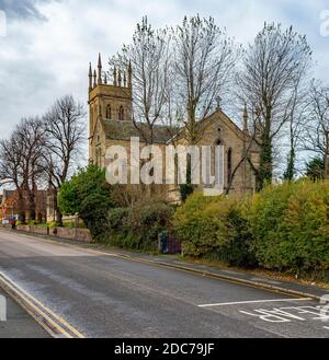 La Chiesa di San Giovanni Evangelista, Spitalgate, Grantham, Lincolnshire, Regno Unito Foto Stock