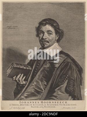 Jonas Suyderhoff, (artista), olandese, c.. 1613 - 1686, Johannes Hoornbeeck, incisione Foto Stock