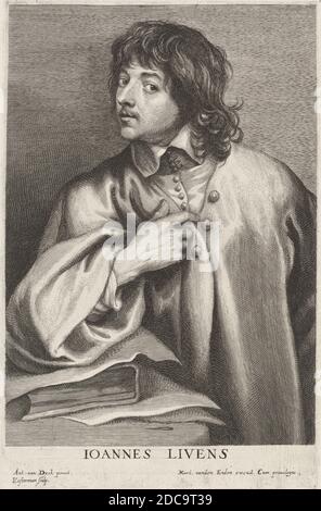 Lucas Emil Vorsterman, (artista), fiammingo, 1595 - 1675, Sir Anthony van Dyck, (artista dopo), fiammingo, 1599 - 1641, Jan Lievens, Iconografia, (serie), probabilmente 1626/1641, incisione Foto Stock