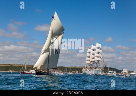 Tallships, Regatta; Falmouth; 2014; Cornovaglia; UK Foto Stock
