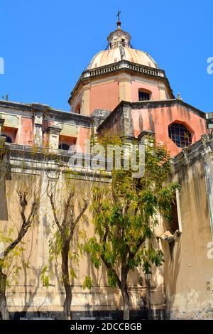 Cattedrale nella città siciliana di Acireale Foto Stock