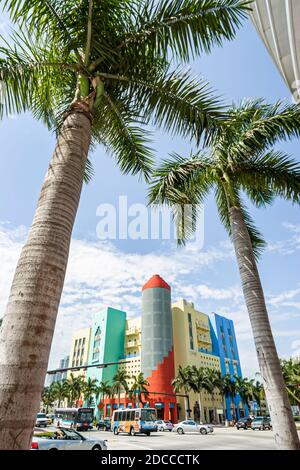 Miami Beach Florida, South Beach, edificio 404 Washington Avenue, Foto Stock