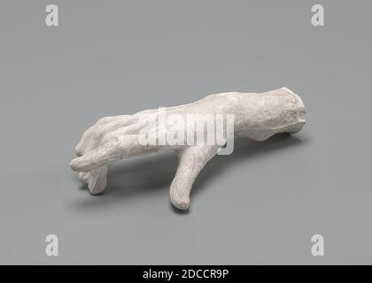 Auguste Rodin, (scultore), francese, 1840 - 1917, mano destra, possibilmente 1880, intonaco, tuta (estensione massima): 10.2 cm (4 pollici Foto Stock