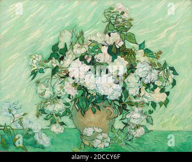 Vincent van Gogh, (artista), olandese, 1853 - 1890, Roses, 1890, olio su tela, totale: 71 x 90 cm (27 15/16 x 35 7/16 pollici Foto Stock