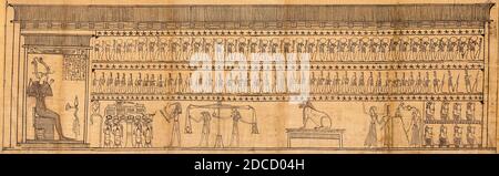 Libro dei morti di Imhotep Foto Stock