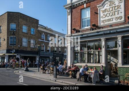 Gran Bretagna / Inghilterra /Londra / Hackney /Broadway Market. Foto Stock