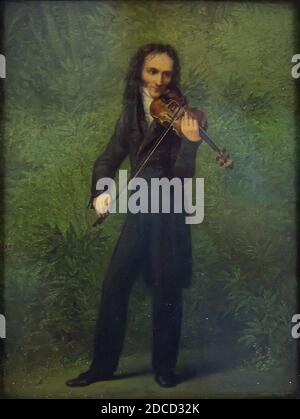 Georg Friedrich Kersting - Der Geiger Niccolò Paganini (ca. 1829). Foto Stock