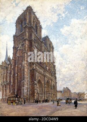 Notre-Dame de Paris, 1901 Foto Stock