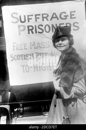 Lucy Branham, 'Prison Special' Train Tour, 1919 Foto Stock