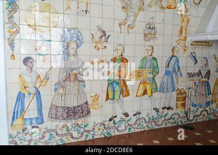 Cucina, Valencia, c.. 1780-1790 D.C. Foto Stock