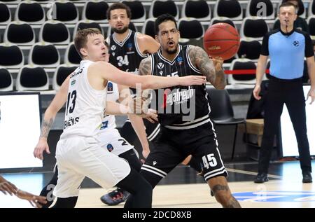 Bologna, Italia. 20 Nov 2020. Julian Gamble di Virtus Segafredo Bologna durante Virtus Bologna vs Lietkabelis, Basketball Eurocup Championship a Bologna, novembre 20 2020 Credit: Independent Photo Agency/Alamy Live News Foto Stock