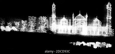 Fuochi d'artificio Mostra del Jama Masjid di Delhi, 1892 Foto Stock