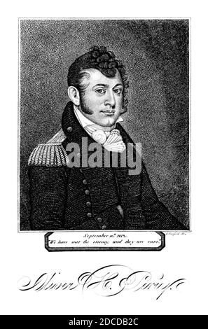 Oliver Hazard Perry, eroe navale americano Foto Stock