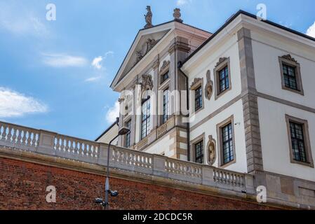 Edificio del Museo Fryderyk Chopin in via Tamka nella città di Varsavia, Polonia Foto Stock